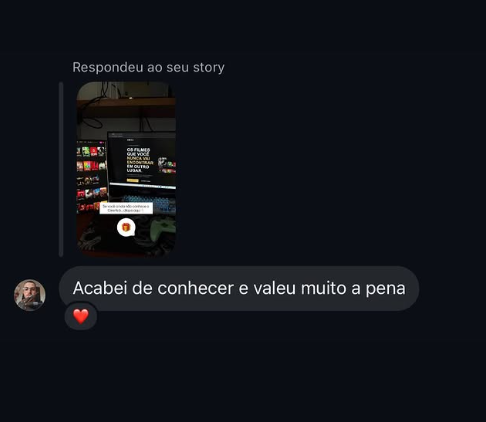 Depoimento de assinante do CineHub